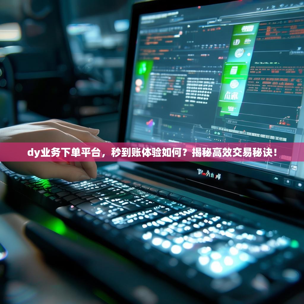 dy业务下单平台，秒到账体验如何？揭秘高效交易秘诀！