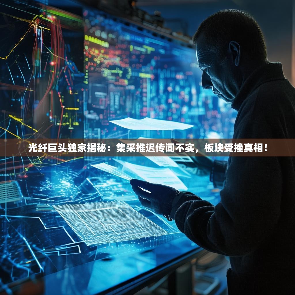光纤巨头独家揭秘：集采推迟传闻不实，板块受挫真相！