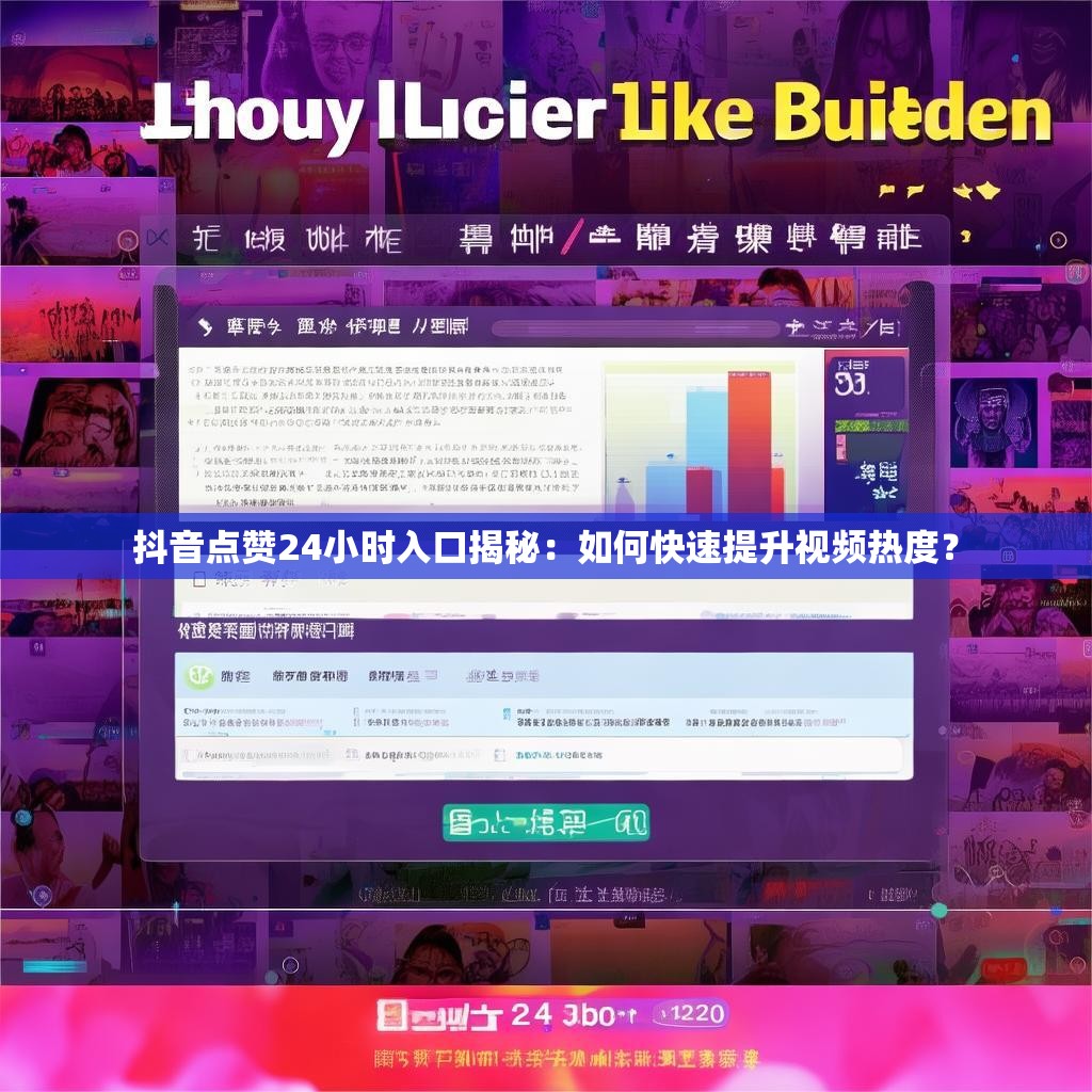 抖音点赞24小时入口揭秘：如何快速提升视频热度？
