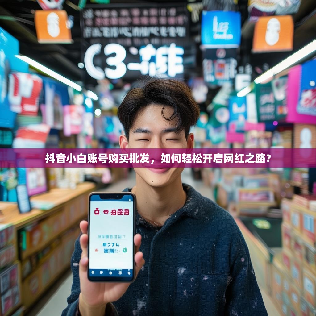 抖音小白账号购买批发，如何轻松开启网红之路？