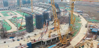 冬奥会场馆建设：揭秘飞碟造型体育场