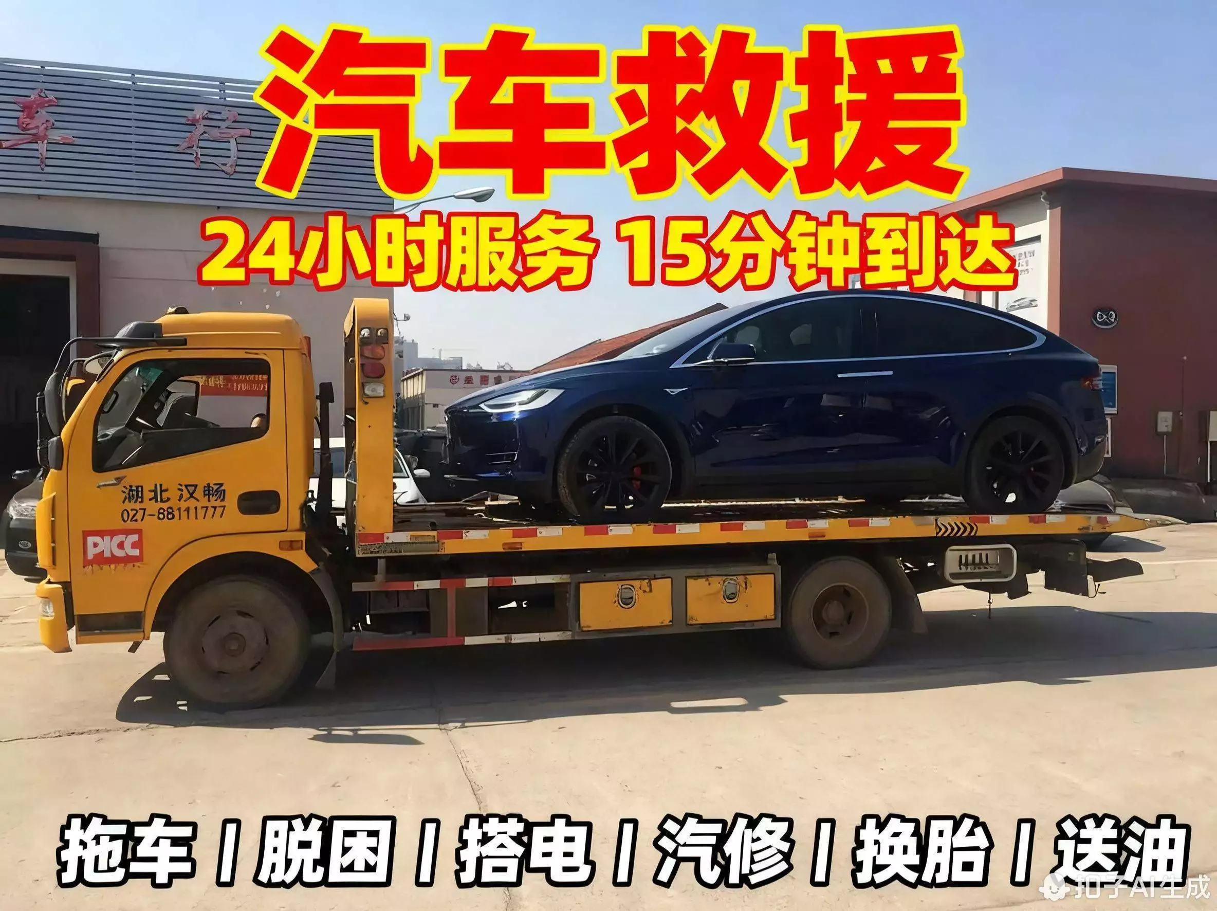 大理高速救援乱象：广东游客爆胎遇天价拖车费与补胎猫腻