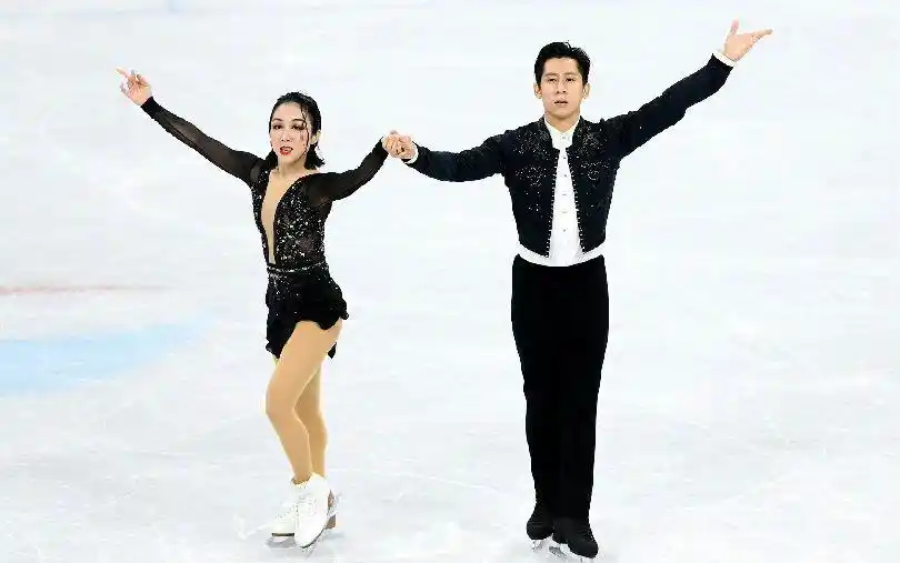 2022冬奥会花样滑冰双人滑：隋文静/韩聪再破世界纪录