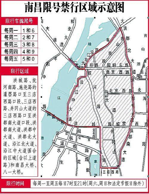 南昌限号限行规定及区域详解，快速了解本地外地车限行范围