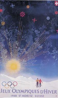 二战冲击下冬奥会中断两届，1948年圣莫里茨重启举办